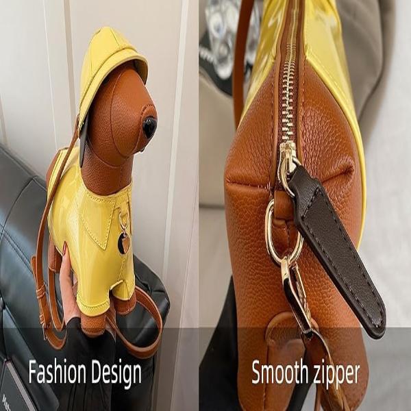 Daschund Crossbody Bag Purse
