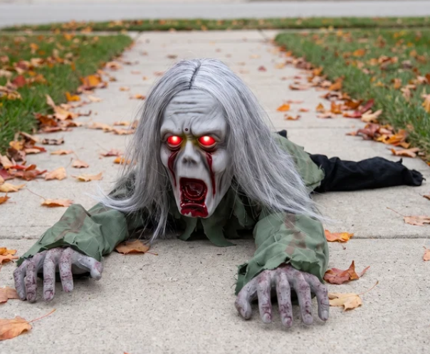 Crawling Zombie Halloween Decoration