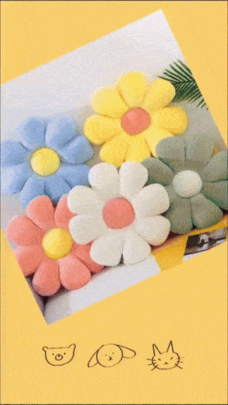 SOFA-LICIOUS プレミアムふわふわフラワークッション