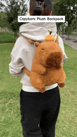 Capybara Plush Bag