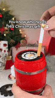 Weihnachtsmann-Zigarettenspender