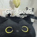 黒猫のぬいぐるみといとこたち