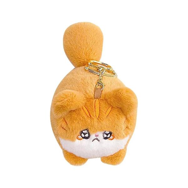 Wagging Tail Cat Plush Key Chain Bag Pendant
