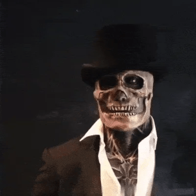Halloween Skelett Gehirn Totenkopf Maske