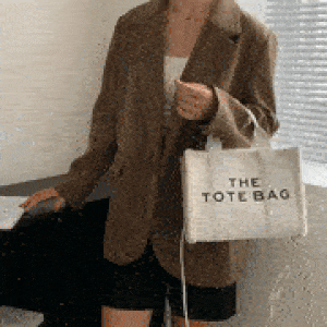 The Tote Bag ( Leather With Lamb Wool)