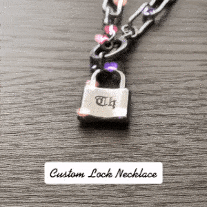 Handgemachte personalisierte Schlosskette