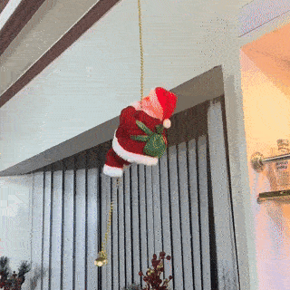 Climbing Santa Claus