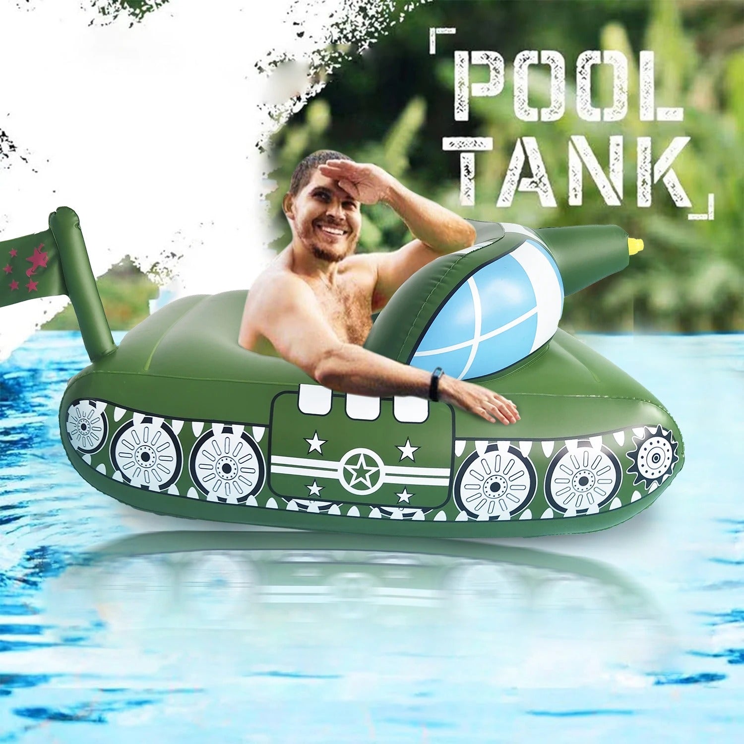 BattleTank™ Inflatable Pool Float