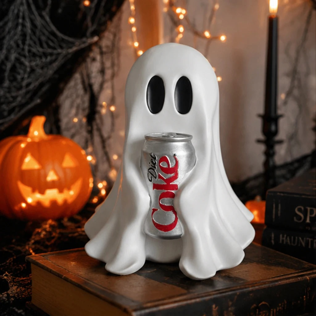 Halloween Geist Walking Dog &amp; Lagerfeuer Geister Nachtlicht