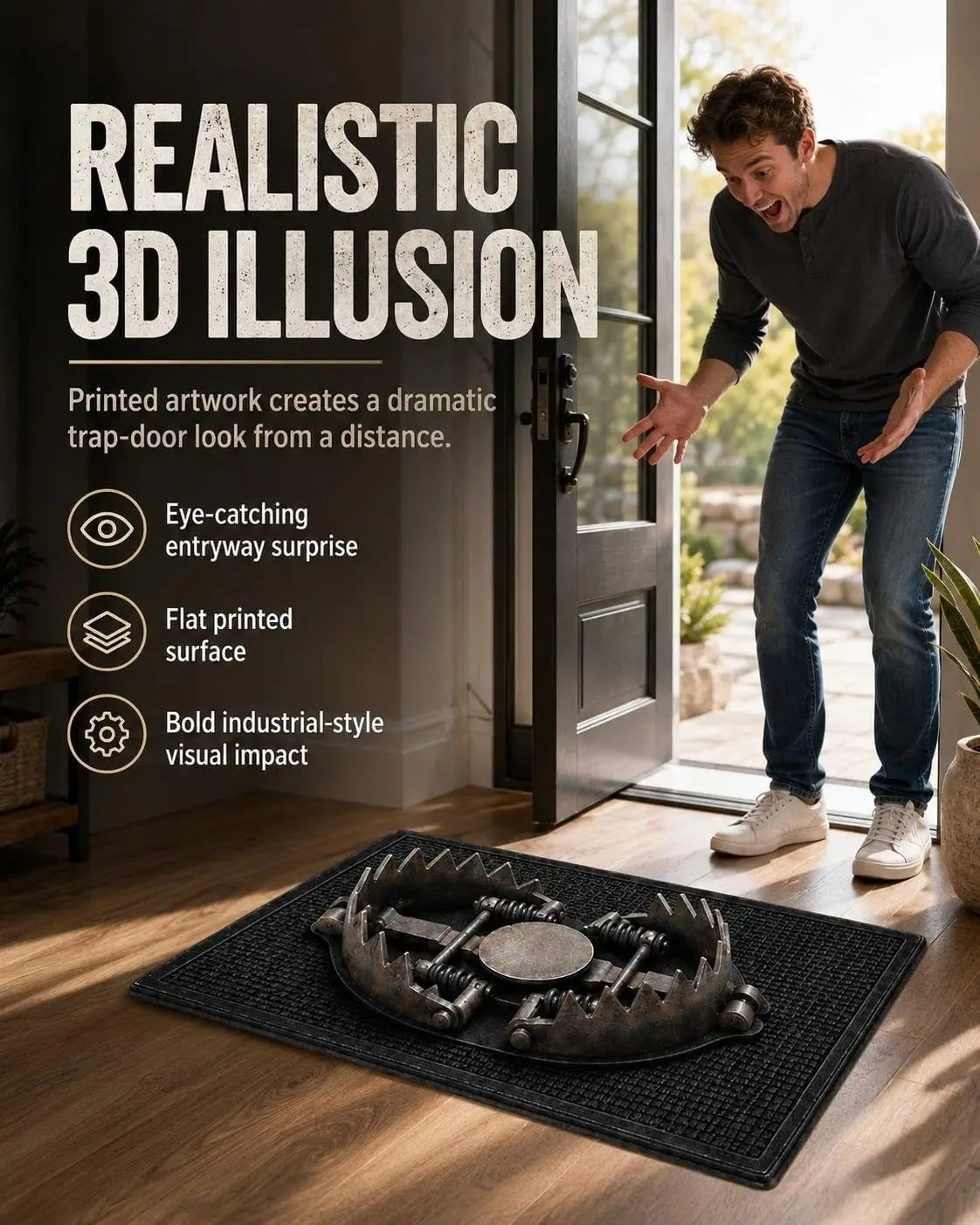 3D Optische Täuschung Teppich