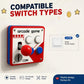Retro Arcade Light Switch Cover