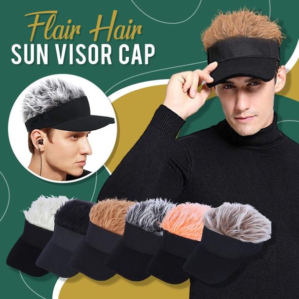 Amazing Flair Hair Visor Cap - Dealbagco