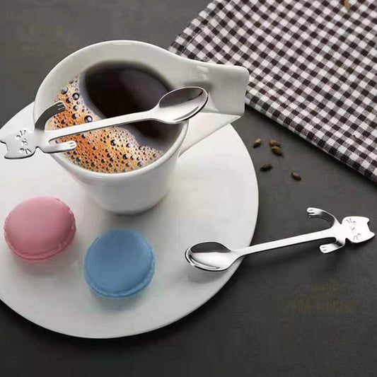 かわいい猫のティースプーン