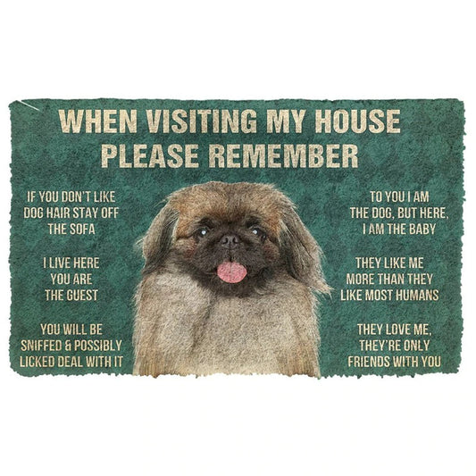 Doggo Welcome 滑り止めドアマット