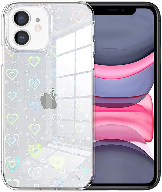 Aurora 3D Holografische Herz-Handyhülle 