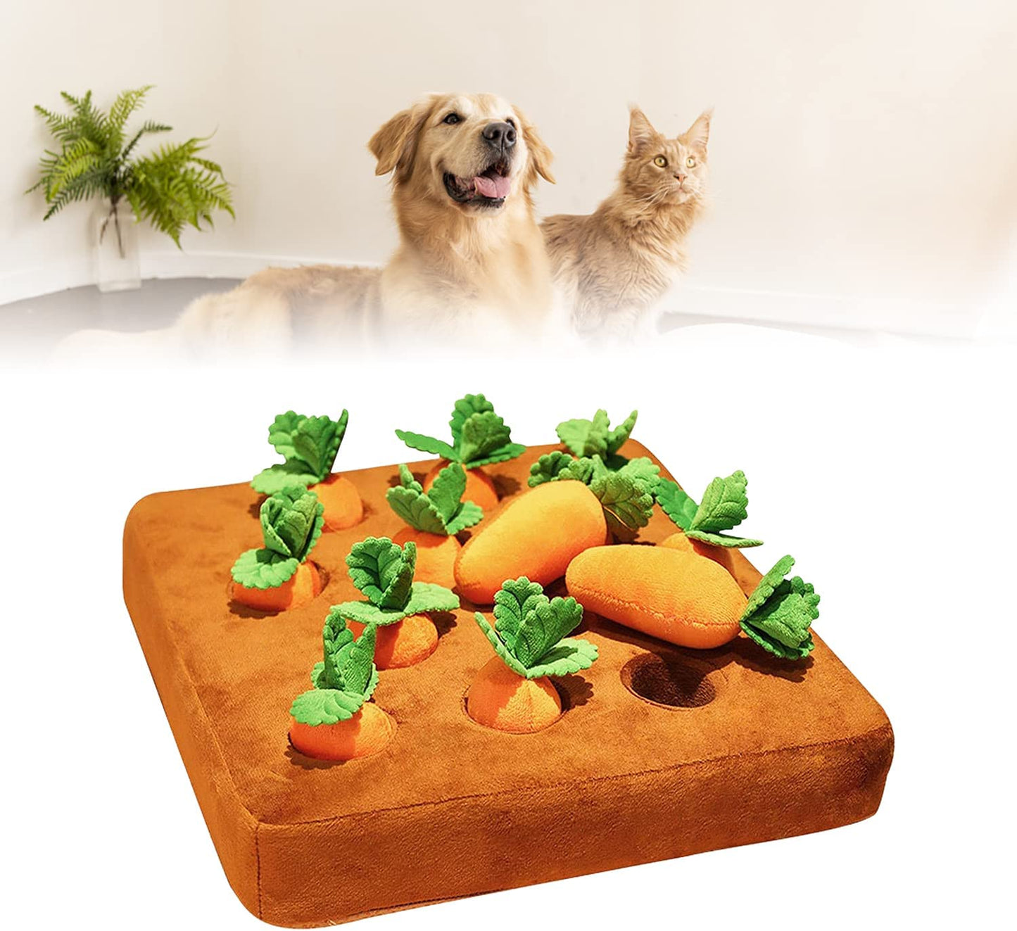Carrot Farm Dog Toy – Barkermeow
