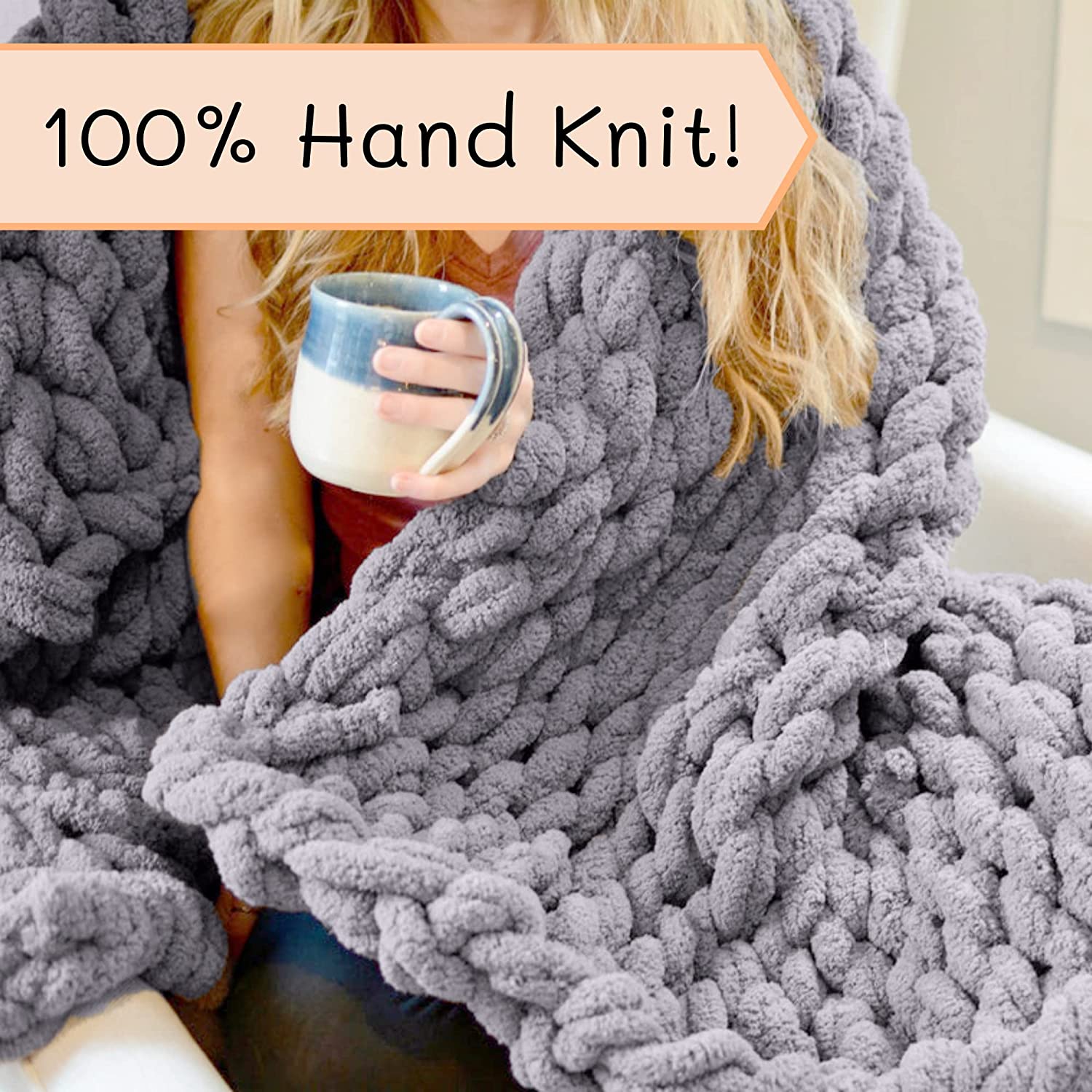 Knit Blanket Throw – Barkermeow