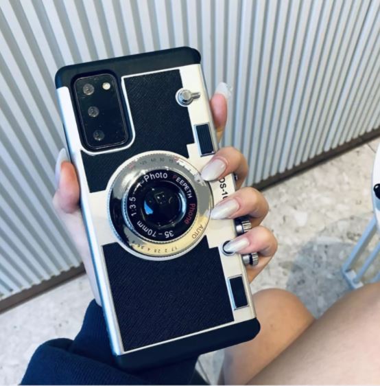 Vintage Camera Phone Case Emily in Paris 3D Vintage Camera iPhone & Samsung Case - DealbagcoBlack Silver ( Samsung) / Samsung Note 20