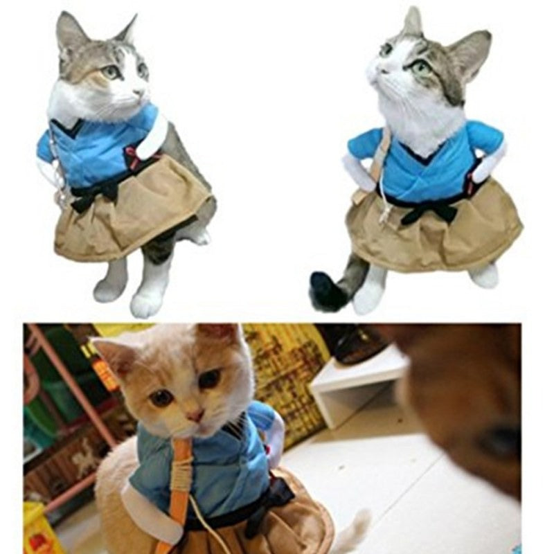 Samurai Cat Dog Halloween Costume