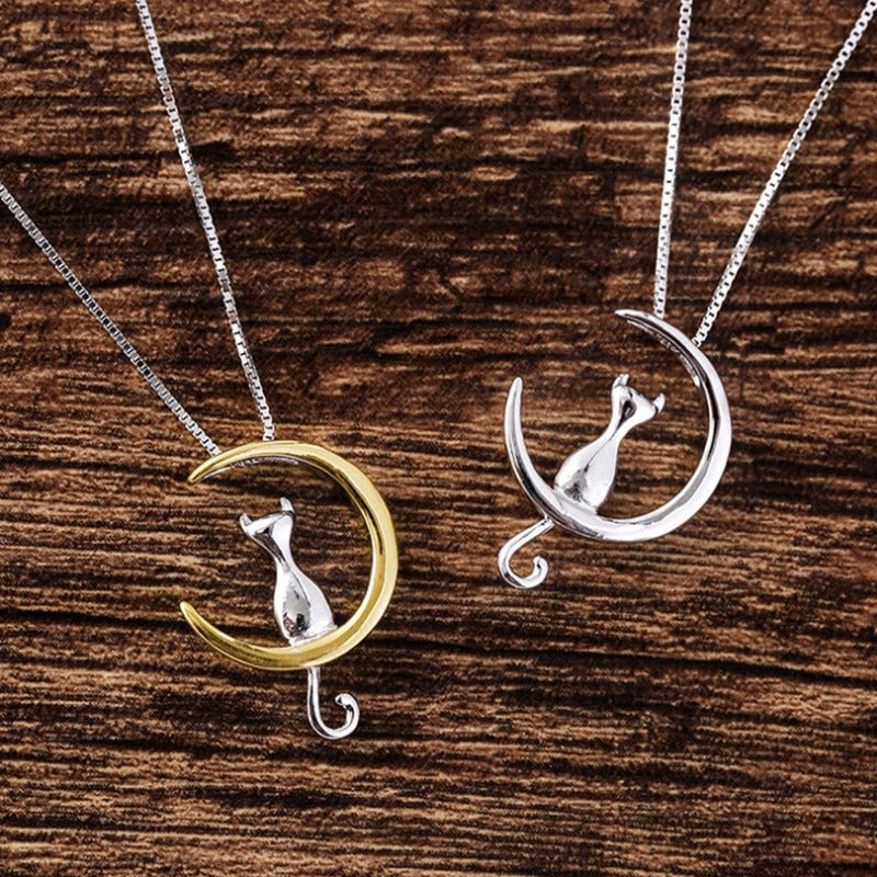 Moon Cat Pendant